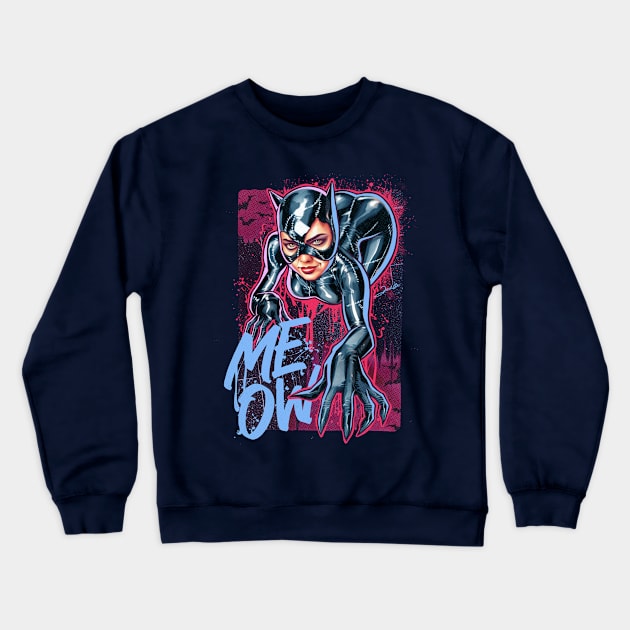 Cat Power Crewneck Sweatshirt by renatodsc